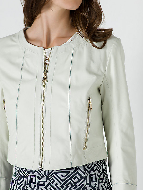 Short jacket in lamb nappa leather W234 3